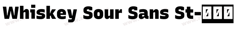 Whiskey Sour Sans St字体转换